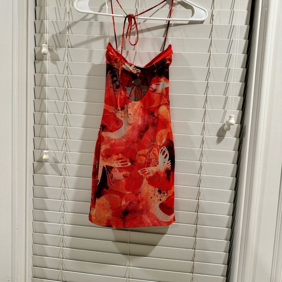 GENERATION OUTCAST USA BELLE PRINTED MINI DRESS - OUTCAST EXCLUSIVES × 1 - Picture 3 of 4